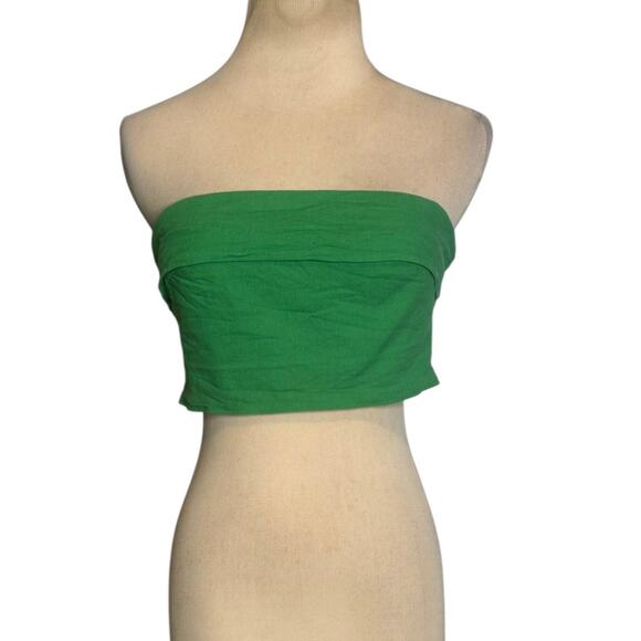 Princes Polly vibrant green bandeau strapless top size 4 - Picture 12 of 12